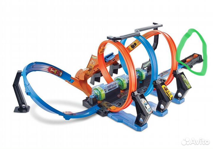 Трек Hot Wheels Экшн Винтовое столкновение FTB65