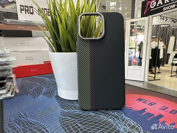 Чехол iPhone 15 Pro Max Kevlar