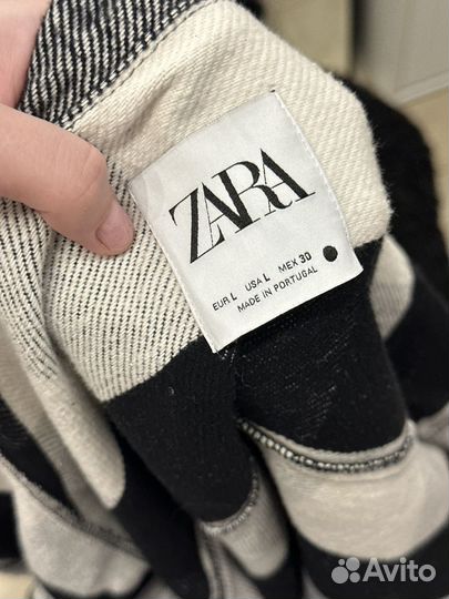 Рубашка в клетку zara