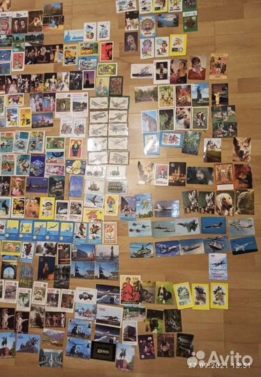 Календарики 1976-2011. 250 шт