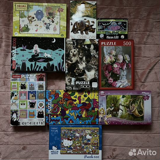 Пазлы Educa, Clementoni, Ravensburger и др