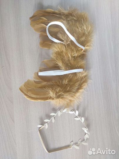 Крылья и ободочек для фотосессии новорожденного