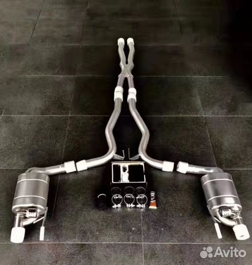 Активная выхлопная система Ford Mustang 5.0