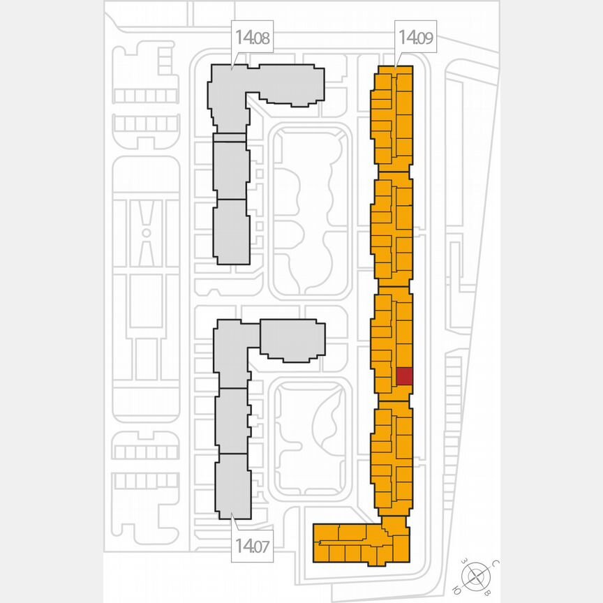 1-к. квартира, 40,2 м², 1/8 эт.