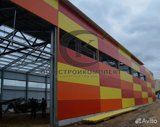 Ангар промышленный комплекс магазины сто xc996