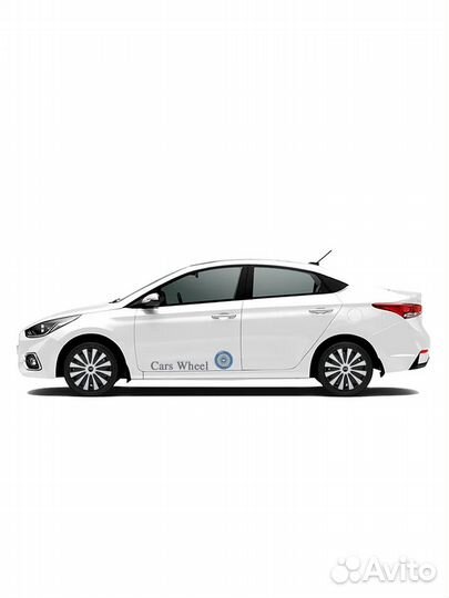 Колпаки r15 CW GMK белый SB Hyundai black р15 4шт