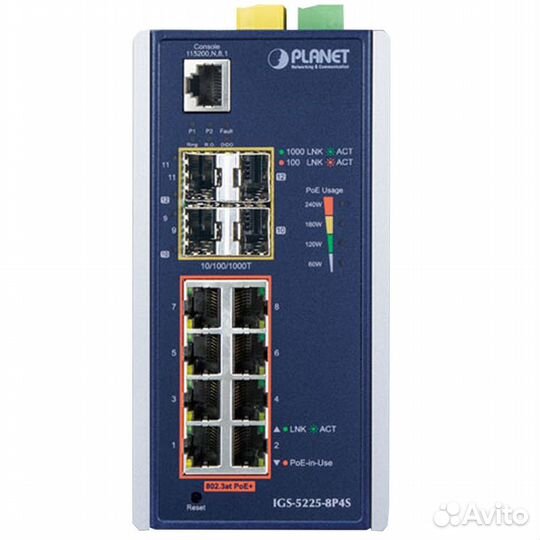 Коммутатор Planet IGS-5225-8P4S 175381