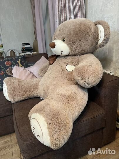 Плюшевый медведь 1 метр новый
