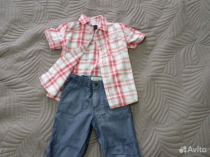 Рубашка и шорты на мальчика