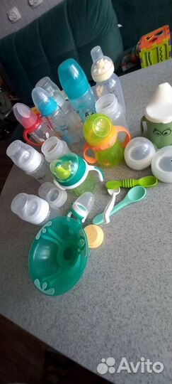 Бутылочки, поильники, ниблер, пакеты для стерил