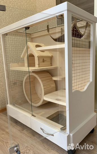 Клетка, витрина для шиншилл, дегу, хорька и др гры
