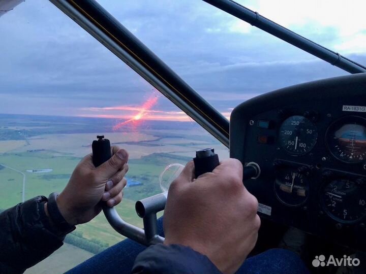 Полёт на самолете над Суздалем