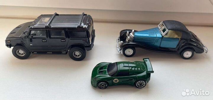 Модели машинок металлические
