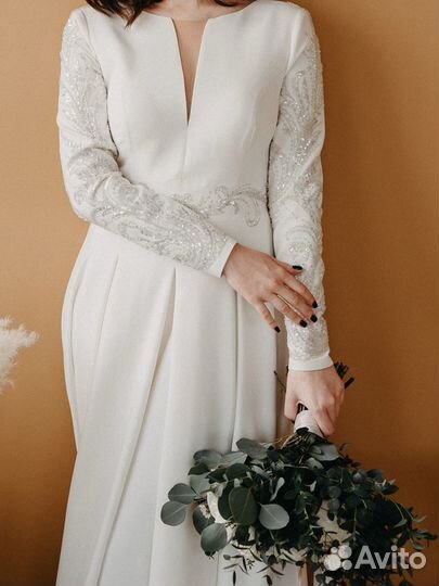 Свадебное платье Cioccolato 44-48 б/у