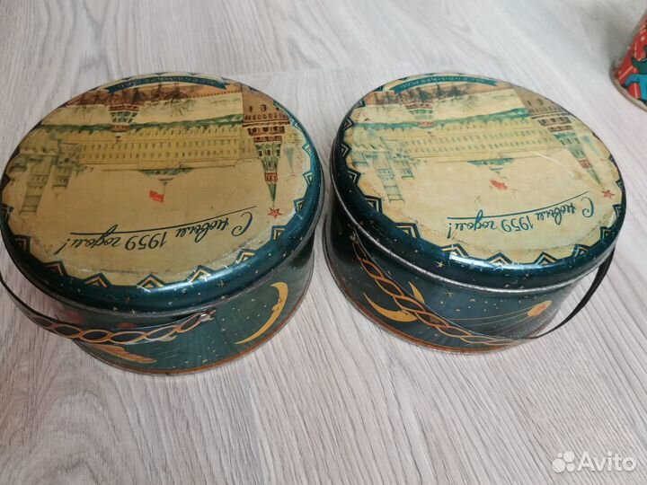 Коробка от новогоднего подарка 1959 года