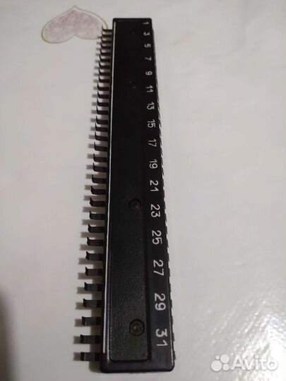 Для вязальной машины разборная линейка