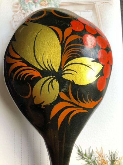 Ложка Хохлома СССР большая