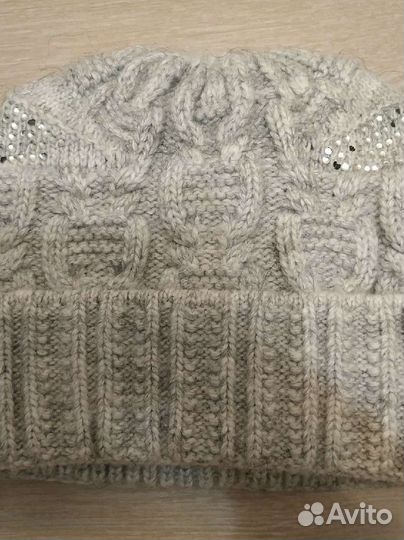 Шапка вязаная женская