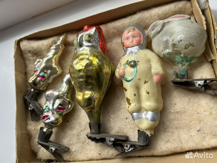 Елочные игрушки СССР