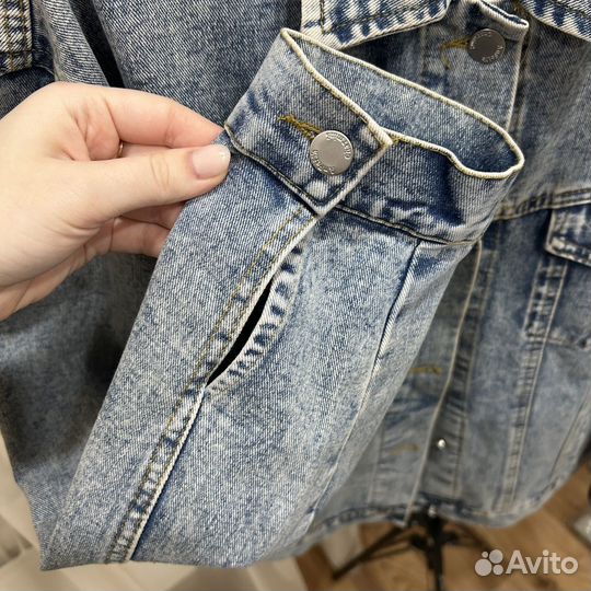 Джинсовая куртка унисекс 3xl