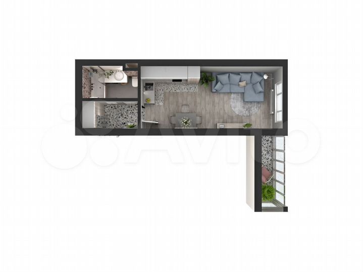 Квартира-студия, 28,9 м², 25/25 эт.