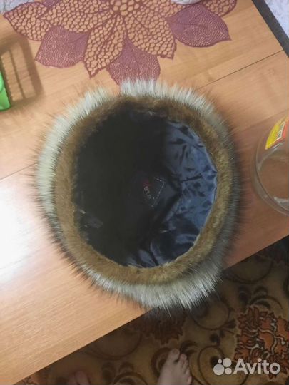 Шапка норковая женская