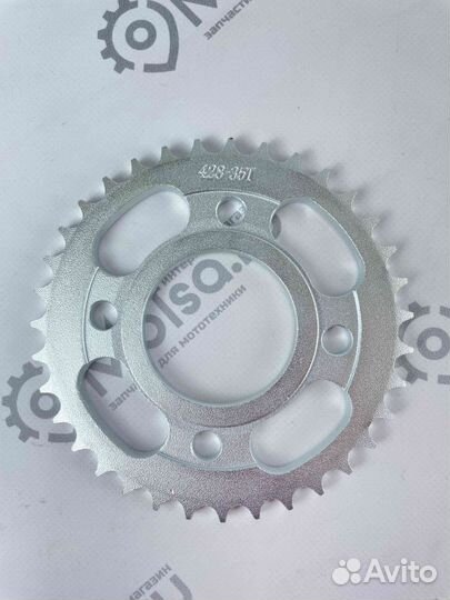 Звезда ведомая шаг 428 35 зубов 4х63, D58