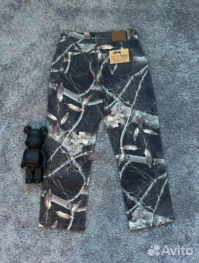 Джинсы Lux Stussy RealTree