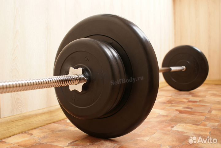 68.5 kg разборная штанга/ Атлет про /2x20.4x5 кг