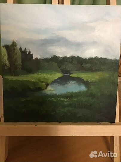 Картина маслом на холсте пейзаж