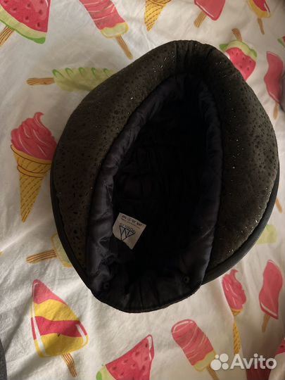 Шляпа женская кожаная