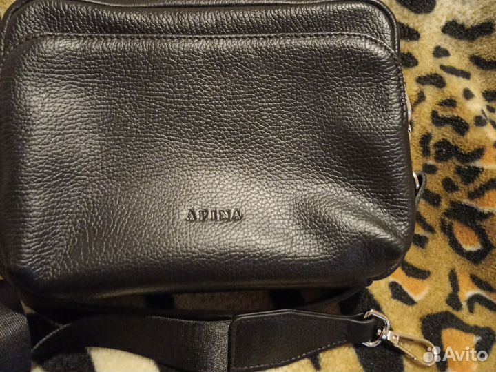 Сумка натуральная кожа afina