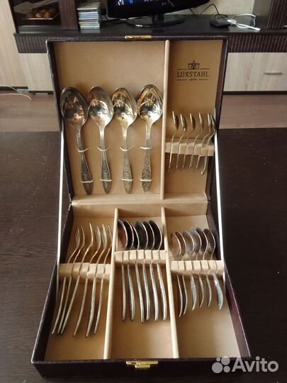 Коллекционный набор ст. приборов (мельхиор)