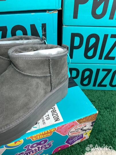 Ugg classic ultra mini platform 5CM Grey