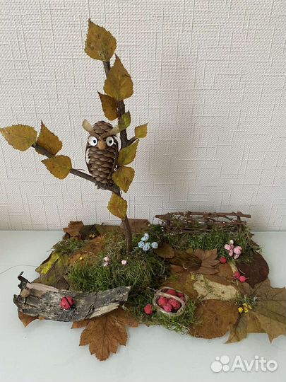 Осенняя поделка в садик, школу