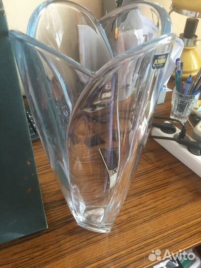 «crystalite bohemia ваза для цветов 35см»