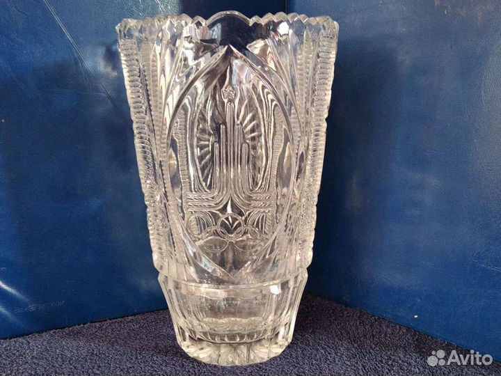 Хрустальная ваза СССР Олимпиада 80