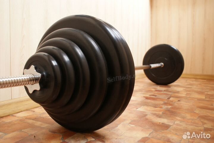 115.6 kg штанга (2х20.2х15.2х10.2х5.2х2.5.2х1.25)