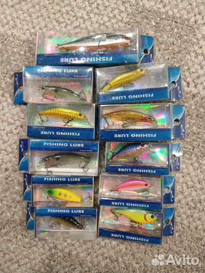 Воблеры, блесна, колебалки, плетенка, поводки