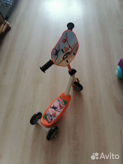 Самокат детский трехколесный бу