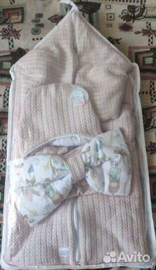 Конверт на выписку для девочки весна осень