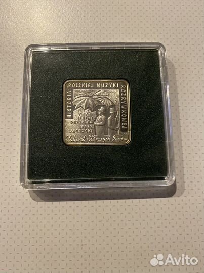 Памятные монеты Польша 10 zl proof, серебро