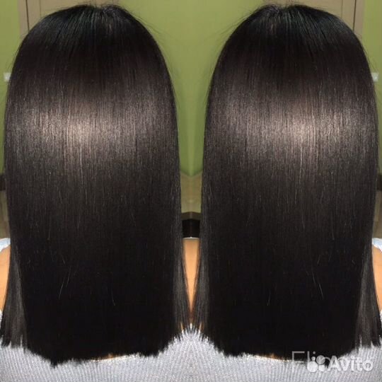 Кератиновое выпрямление, нанопластика волос