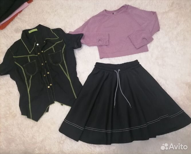 Вещи пакетом на девочку 152