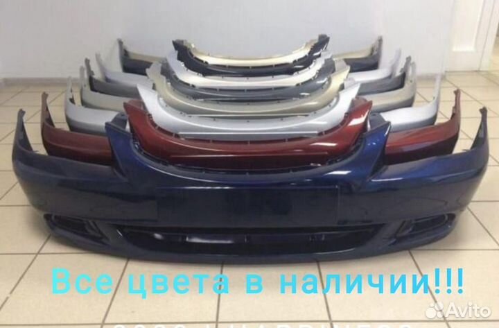 Бампер передний на Hyundai Accent 2000-2012