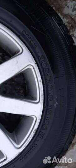 Колеса r15 летние, стояли на фф sharan