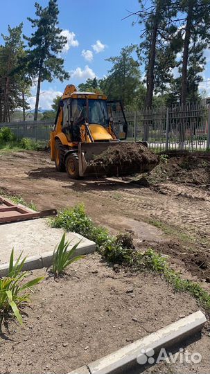 Услуги экскаватора погрузчика jcb