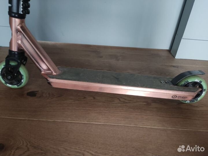 Трюковой самокат Oxelo золотой