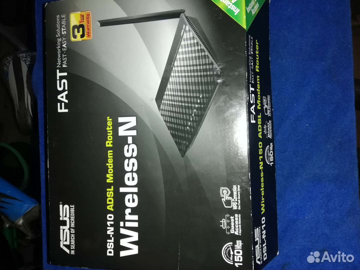 Wifi роутер asus dsl-n10