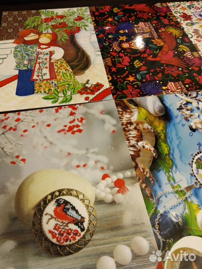 Почтовые открытки с русской темой, посткроссинг